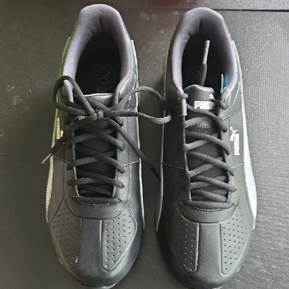 Puma Classic Black Athletic Shoes